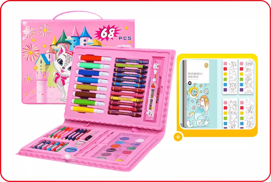 💗Hot Promotion 50% Off💗Deluxe 6-In-1 Art Creativity Set🎁The Best Present For Kids