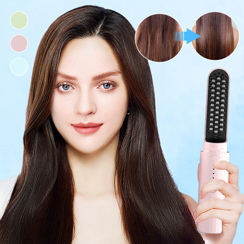 💖LIMITED SALE💖2-in-1 Rechargeable Long-lasting Straightening Comb