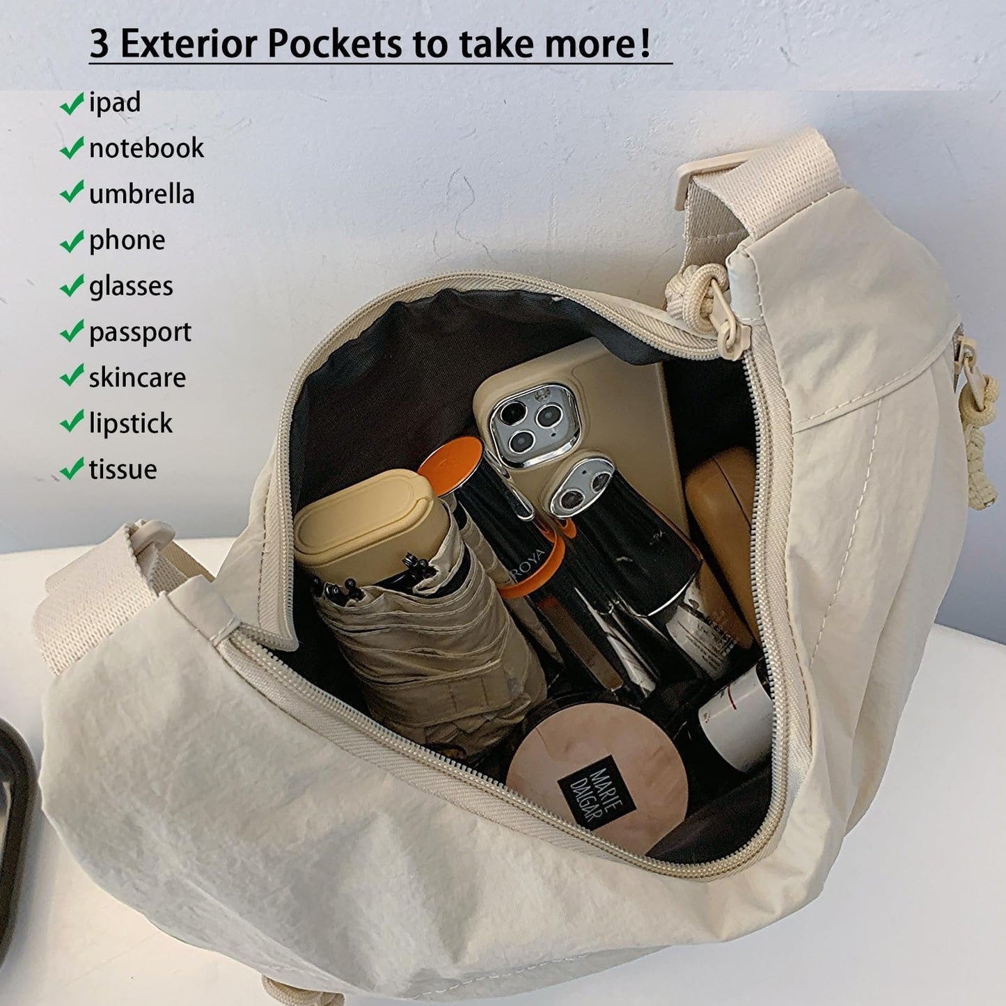 🎉Limited Offer--50% OFF😍Designer Direct Sales👜Women's Fashion Plain Colour Crossbody Hobo Bag