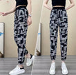 2022 New Style Ice Silk High Waist Casual Pants