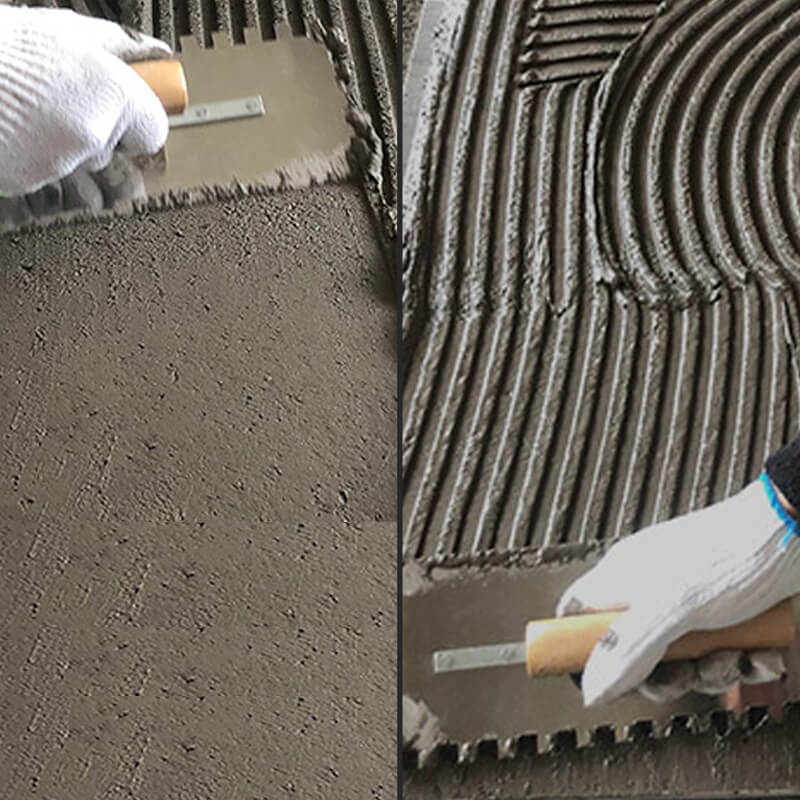 Tile tool serrated trowel with scraper