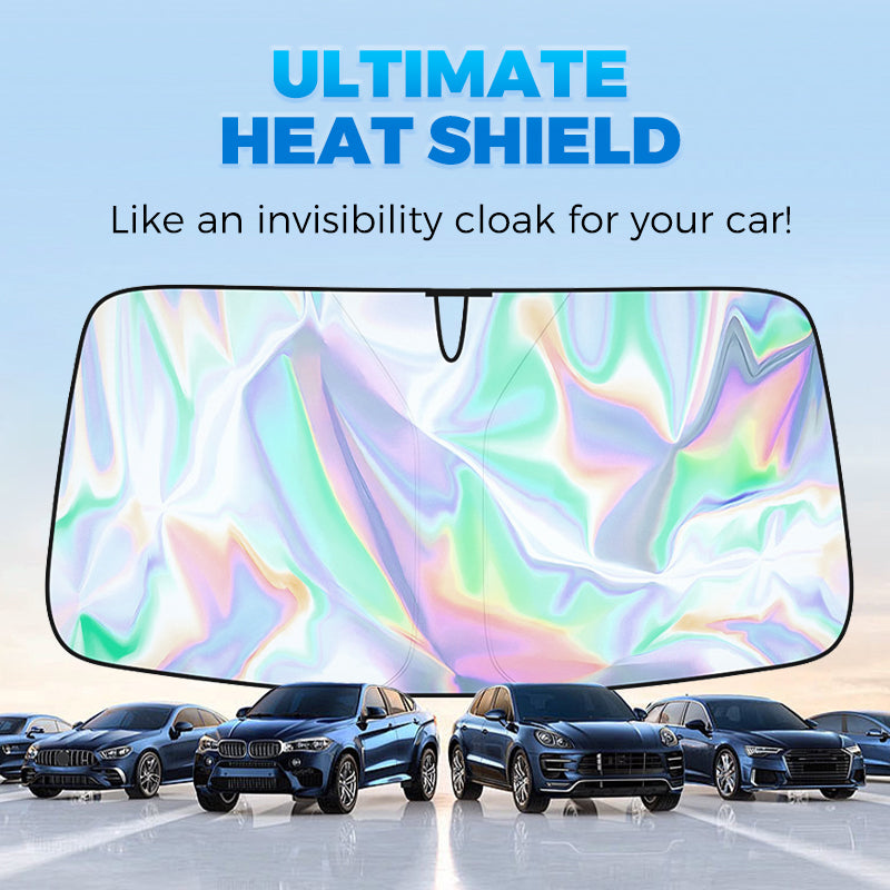 🌞 Last week discount - 70% off 🌈Laser Car Windshield Sunshade