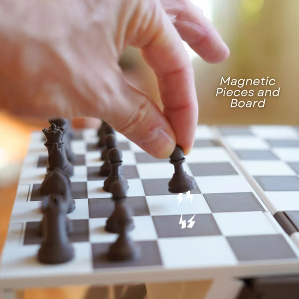 🎉New Year's Gift 50% OFF!📚International Magnetic Chess Set (Disguised as a Book) - Foldable & Portable: Stable Playing Fun at Home & on the Go!