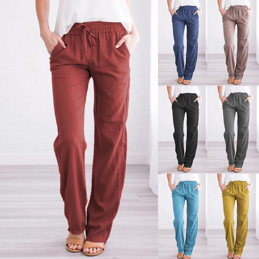 🌸50% OFF🌸Women's Loose Comfy Linen-cotton Pants🥰