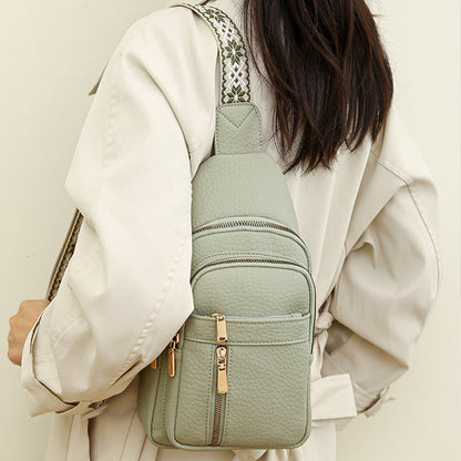 2025 Hot Sale🔥42% OFF🔥Women's Vintage PU Leather Chest Bag