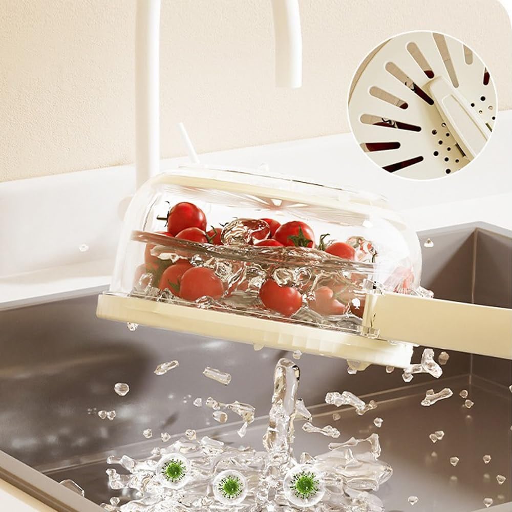 💥Hot Sale 50% Off 💥New Draining Basket With Lid