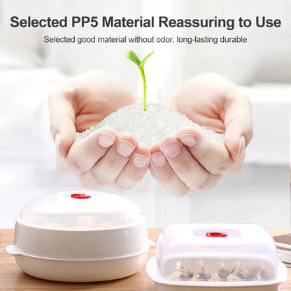 🔥Limited stock available 50% OFF🔥🍲Microwave Steamer Oven - Healthy Steam Cooking & Defrosting, Compact Design for Easy Storage 🥦📦 - Buy 2 Free Shipping