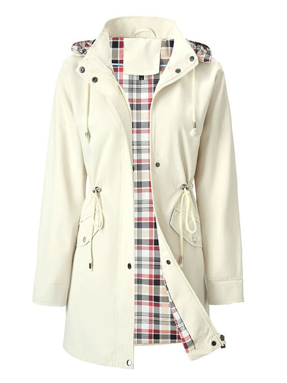 ⏳Time-limited Special -- 50% Off⏰Ultimate Plaid Waterproof Jacket for Women🍃