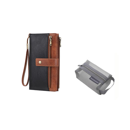 🔥Limited-time offer-Women's Retro Style RFID Blocking Tri-fold Wallet