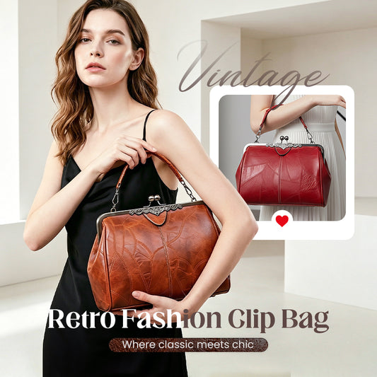 👜  2026 New Retro Fashion Clip Bag👛Combining Elegance and Practicality!