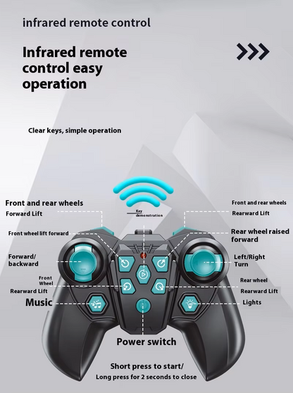 🔥New Hot Selling🔥Stunt Eight Wheel Smart Remote Fancy Control Robot Dog