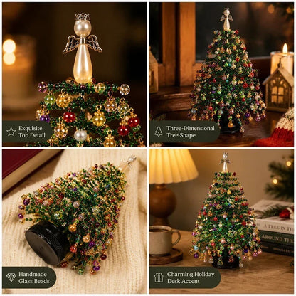 🎄✨ DIY Christmas tree bead kit – 🎅 Create your own sparkling Christmas decoration