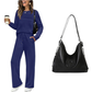 ✨ Easy Matching, Relaxed Drawstring Comfort | Women's 2-Piece Set