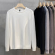 🔥2025 Hot Sale 50% Off🔥Plain knitted basic crew neck shirt for men