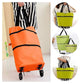 🛍️✨ Convertible shopping tote – hides wheels, holds 20kg, expands with zipper!✅Factory direct sales