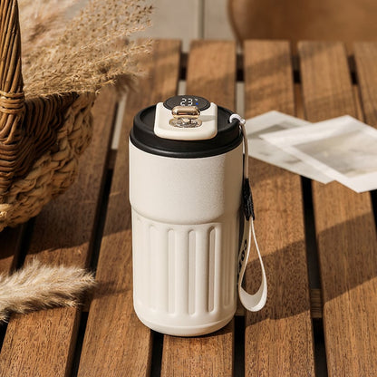 Gift Idea🔥🔥Led Temperature Display Coffee Mug Stainless Steel Thermos😊