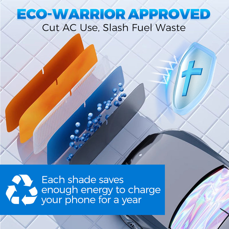 🌞 Last week discount - 70% off 🌈Laser Car Windshield Sunshade
