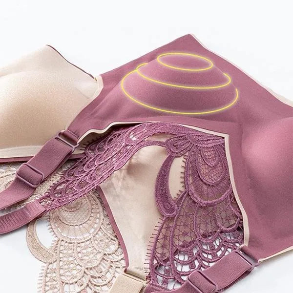 🎁Hot Sale 50% OFF⏳Butterfly Embroidery Wirefree Bra – Wire-Free Lift & All-Day Support ✨