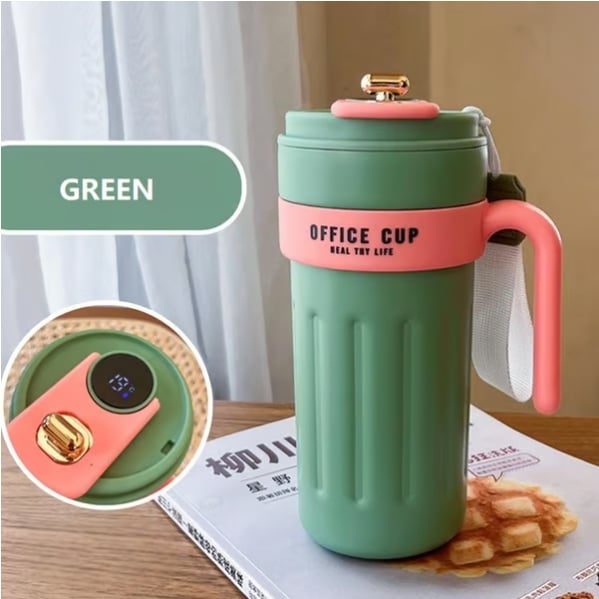 Gift Idea🔥🔥Led Temperature Display Coffee Mug Stainless Steel Thermos😊