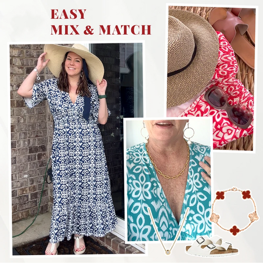 💥🔥Last Day Sale 50%🔥💐✨Bohemian casual print V-neck waist wrap long dress