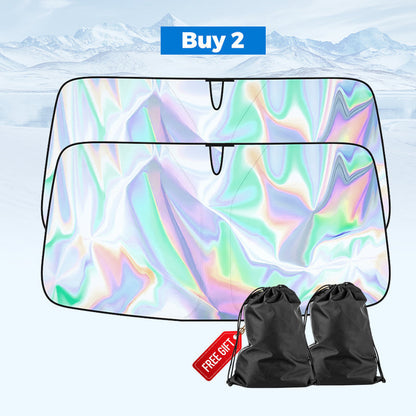 🌞 Last week discount - 70% off 🌈Laser Car Windshield Sunshade