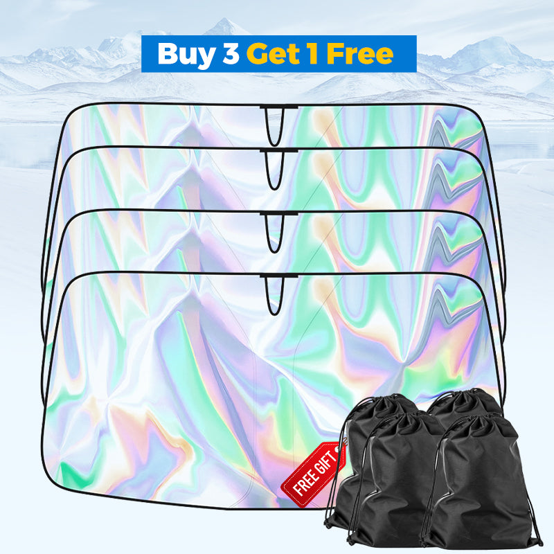🌞 Last week discount - 70% off 🌈Laser Car Windshield Sunshade