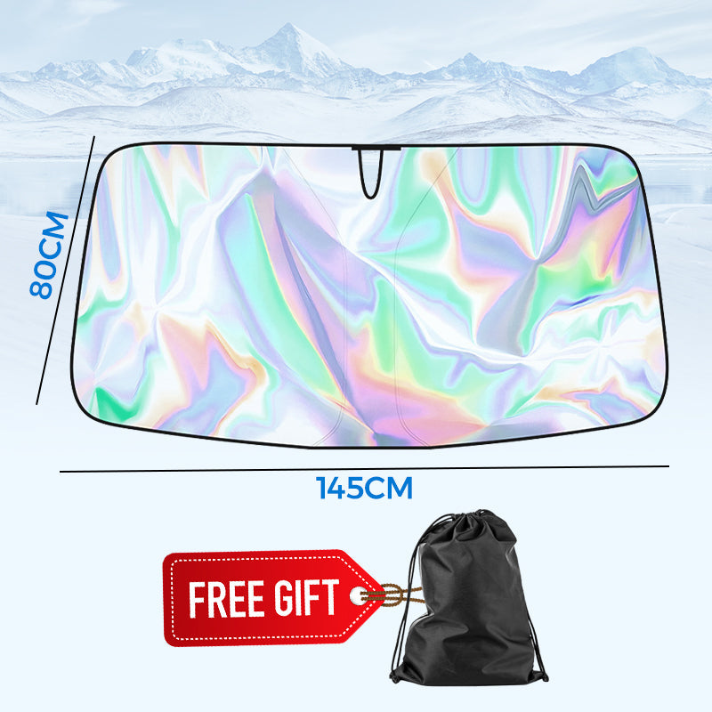 🌞 Last week discount - 70% off 🌈Laser Car Windshield Sunshade