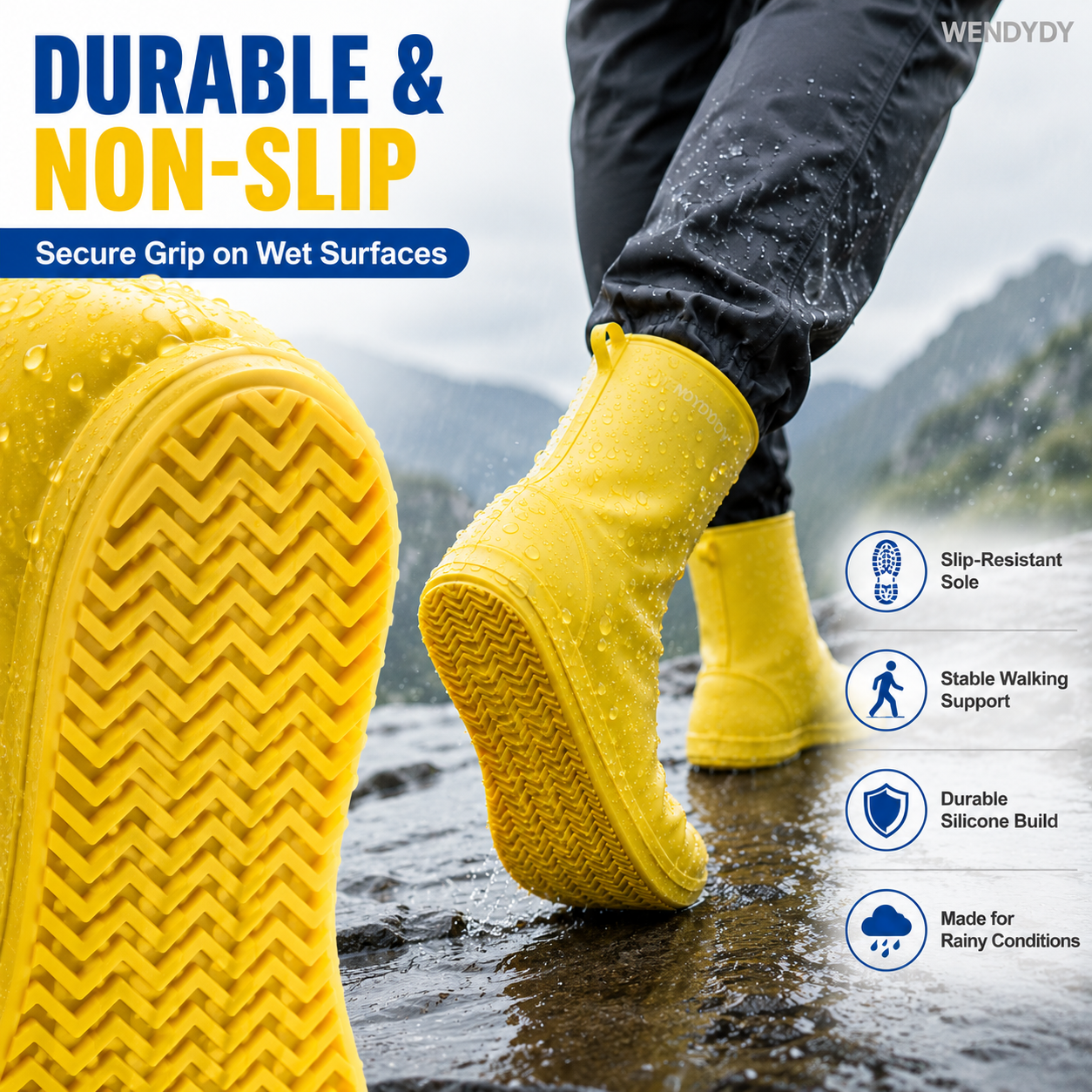 🏆Last Day 50% OFF !!🎁Thick Wear-Resistant Waterproof Shoe Cover