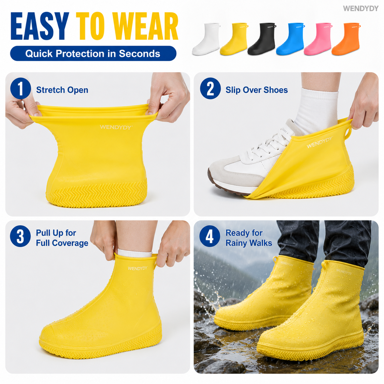 🏆Last Day 50% OFF !!🎁Thick Wear-Resistant Waterproof Shoe Cover