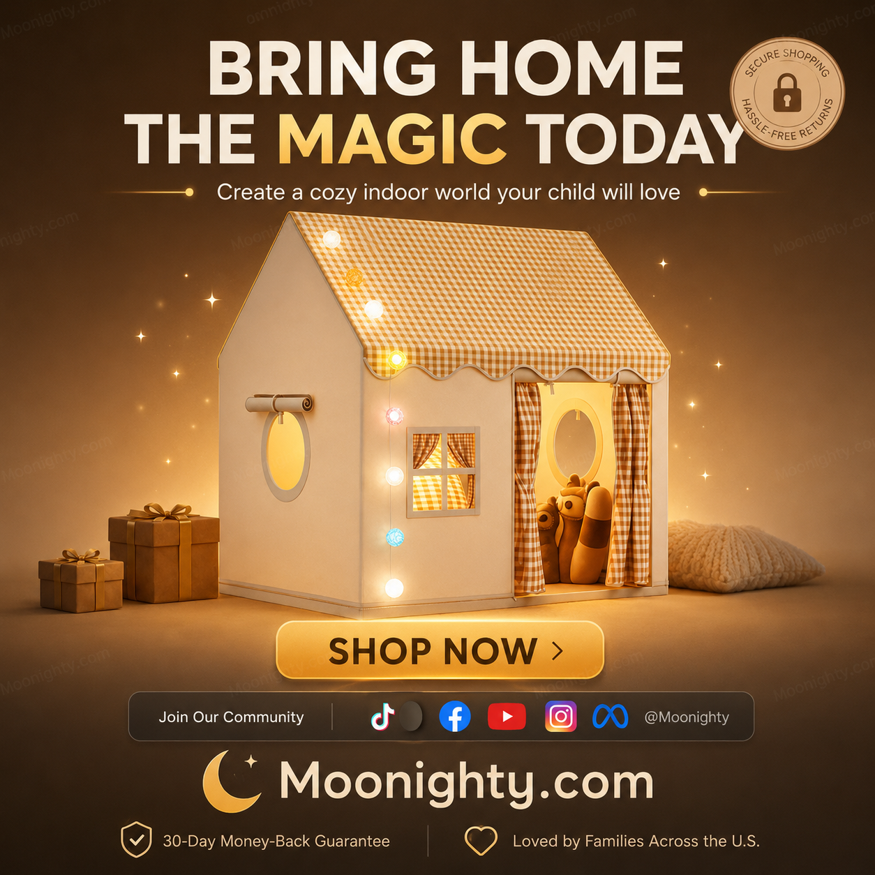 ✨HOT SALE - 55% OFF🎁Dream Play Tent for Kids✅Factory Direct Sales