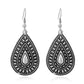 ⌛Limited-Time Offer-Vintage Etched Teardrop Hook Earrings for Women