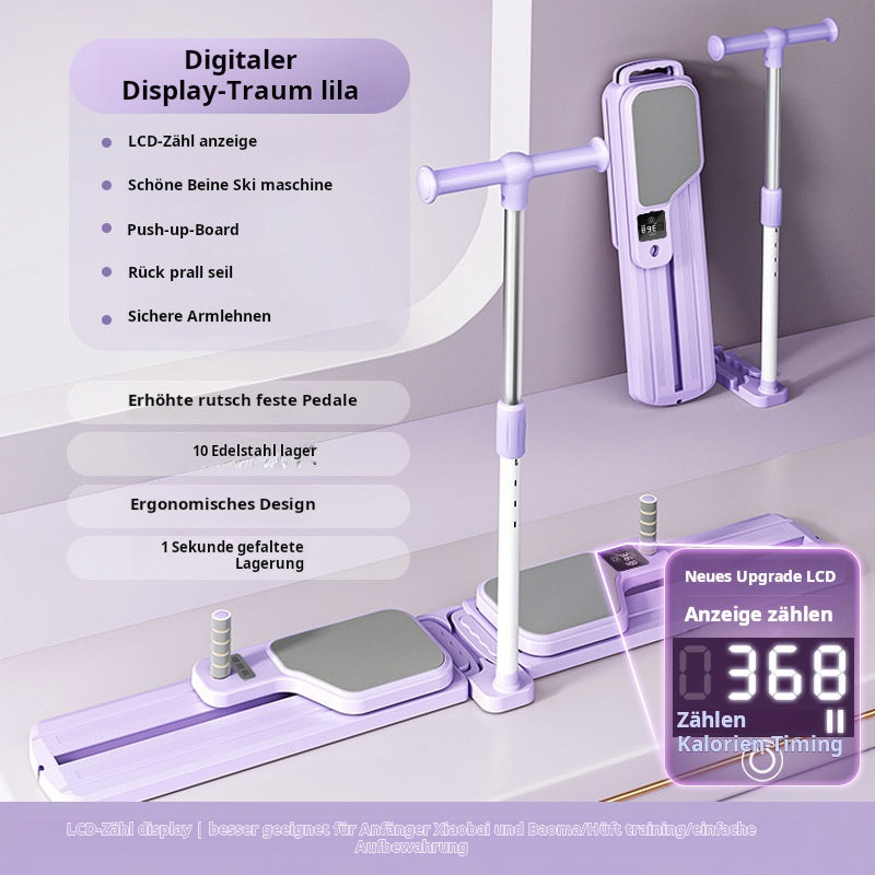 📢📢Big Sale Now On!⏰ Pilates reformer with timer and resistance bands ✨💪 Foldable multifunctional trainer for abs, back, shoulders and legs – effective, compact and durable home workout