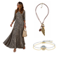 ✨ Timeless Statement Style | Women's Leopard Print Long-Sleeve Maxi Dress