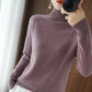 Solid turtleneck knit sweater-buy 2 free shipping