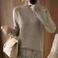 Solid turtleneck knit sweater-buy 2 free shipping