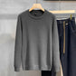 🔥2025 Hot Sale 50% Off🔥Plain knitted basic crew neck shirt for men