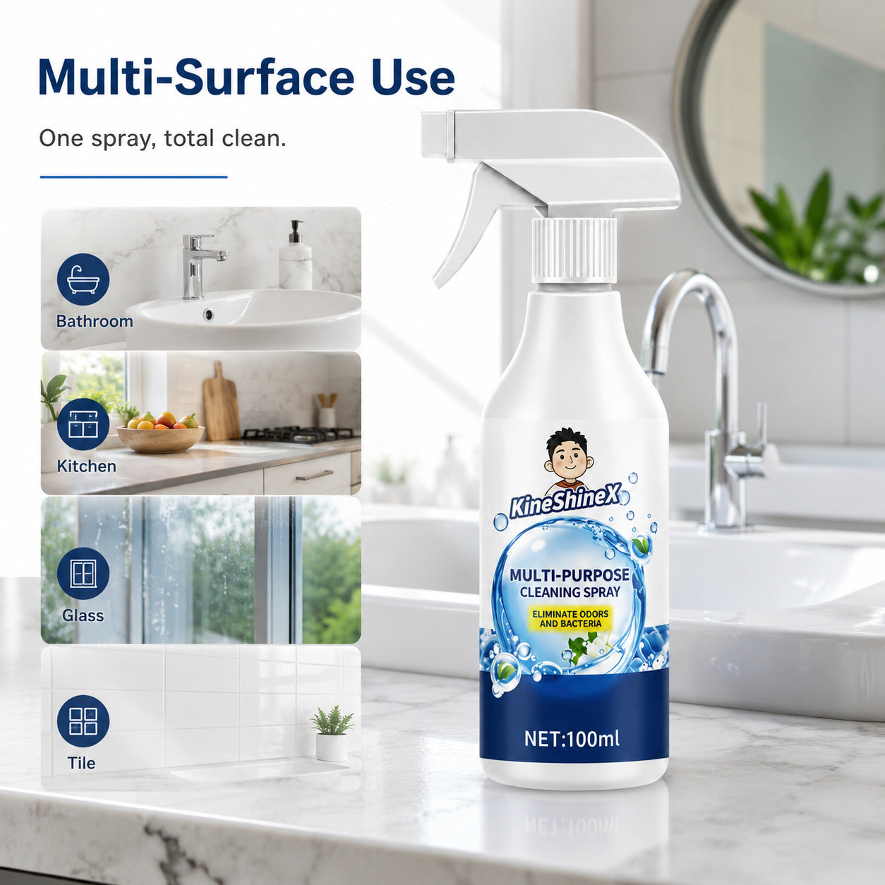 ✨Buy 2 Get 1 Free✨Fast Clean Multi Surface Spray
