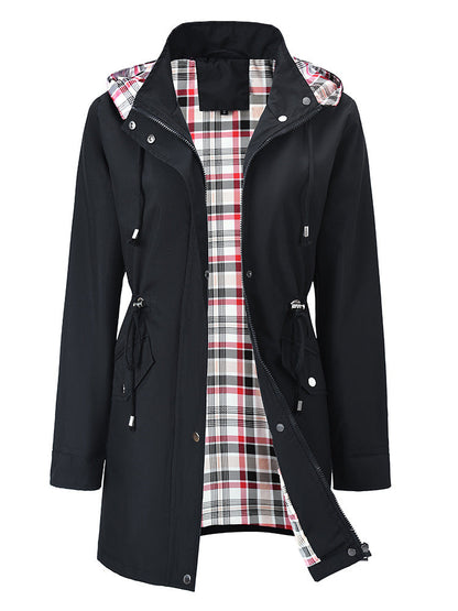 ⏳Time-limited Special -- 50% Off⏰Ultimate Plaid Waterproof Jacket for Women🍃