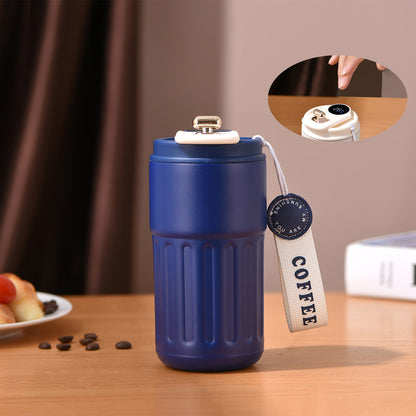 Gift Idea🔥🔥Led Temperature Display Coffee Mug Stainless Steel Thermos😊