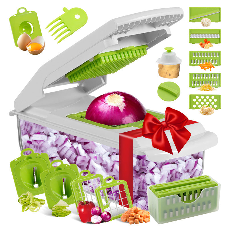🔥HOT SALE 🏆50K+SOLD💥Multi-Functional Quick Cutting Vegetable Slicer Set