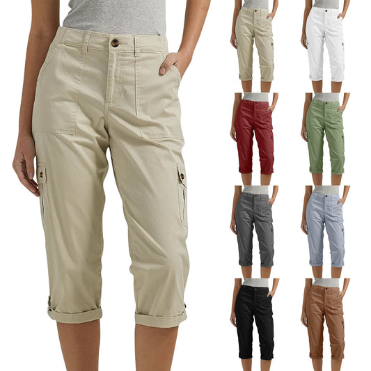⏰🔥LIMITED TIME 50% OFF! 🩳 Women’s High-Elasticity Multi-Pocket Casual Shorts – Comfortable, Functional & Perfect for Summer 🌞✨