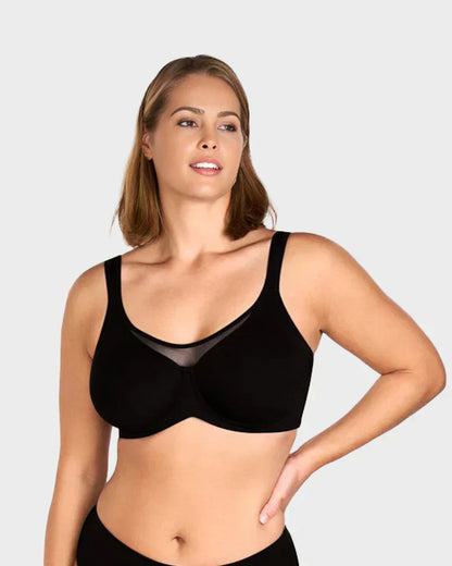 🏆 Last Day Special Price ! 💐Women's Elegant Sheer Full Coverage Plus Size Bra