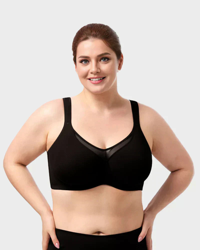 🏆 Last Day Special Price ! 💐Women's Elegant Sheer Full Coverage Plus Size Bra