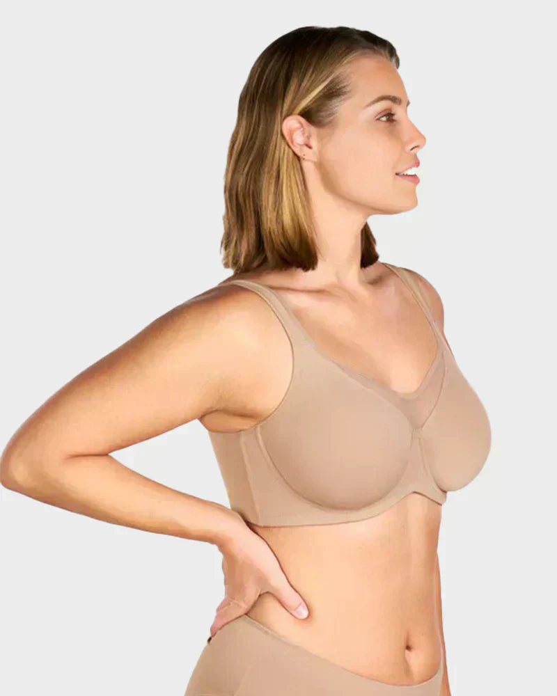 🏆 Last Day Special Price ! 💐Women's Elegant Sheer Full Coverage Plus Size Bra