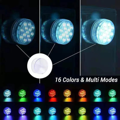 ⏳🔥LIMITED-TIME 50% OFF! 🌈 Underwater LED Lights – Wireless Remote & Stunning Color Effects ✨