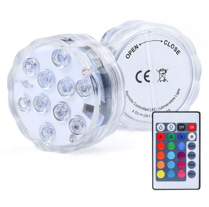 ⏳🔥LIMITED-TIME 50% OFF! 🌈 Underwater LED Lights – Wireless Remote & Stunning Color Effects ✨