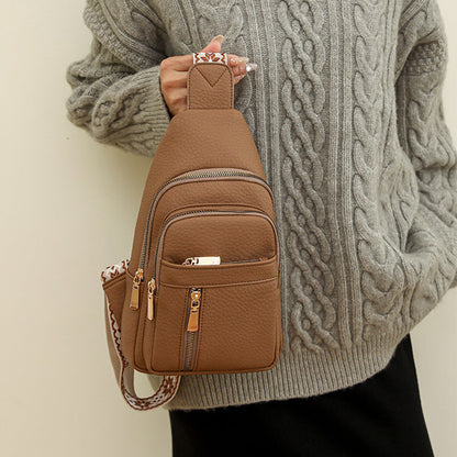 2025 Hot Sale🔥42% OFF🔥Women's Vintage PU Leather Chest Bag
