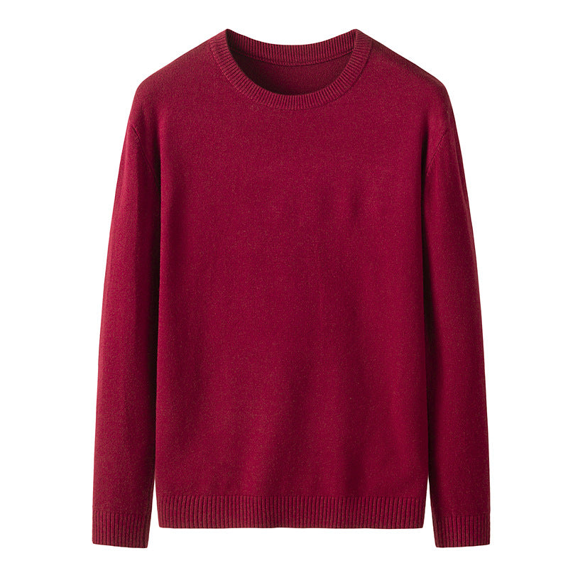🔥2025 Hot Sale 50% Off🔥Plain knitted basic crew neck shirt for men