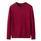🔥2025 Hot Sale 50% Off🔥Plain knitted basic crew neck shirt for men