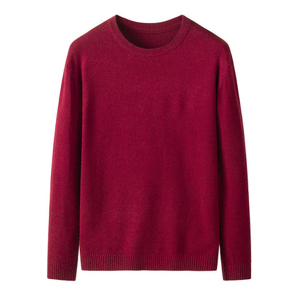 🔥2025 Hot Sale 50% Off🔥Plain knitted basic crew neck shirt for men